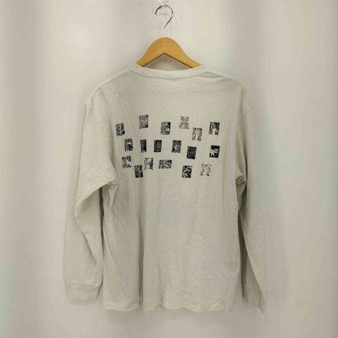 ヴァイナルアーカイブ VAINL ARCHIVE Arran Gregory Geoglyphs LS Tee アレングレゴリー グラフィックデザイン 両面プリント クルーネック長袖Tシャツ カットソー メンズ  M